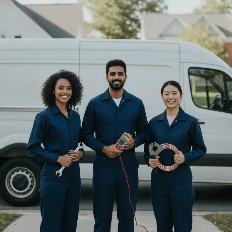 HVAC team in Greenwich